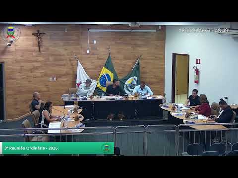 03ª REUNIÃO ORDINÁRIA, referente à Sessão Legislativa de 2026. Legislatura 2025/2028