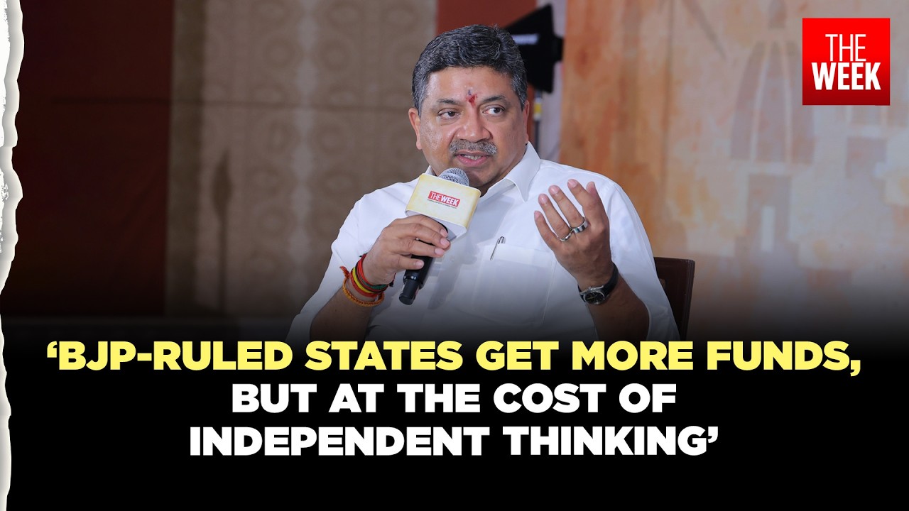 Palanivel Thiaga Rajan, TN IT Minister, speaks at THE WEEK Tamil Nadu Leadership Summit