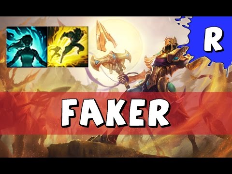 SKT T1 Faker as Azir vs Ahri Mid - S6 Preseason Challenger SoloQ - League of Legends