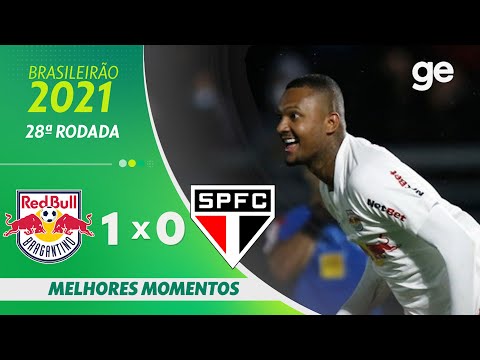 Gols e lances de Red Bull Bragantino x São Paulo