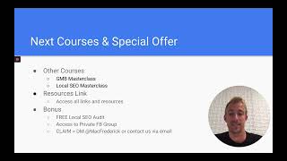 GMB Basics - Recap & Next Steps