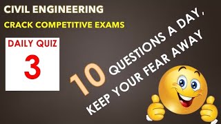 Civil engineering quiz -3
