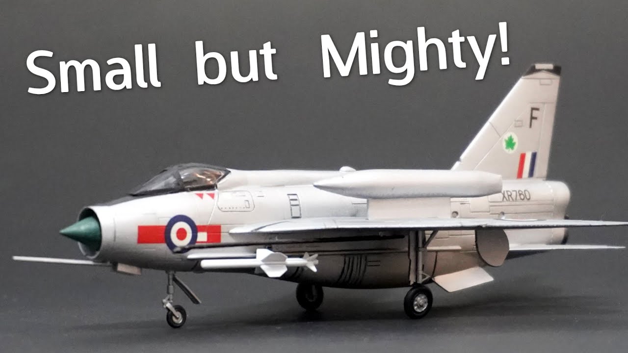 Tamiya B.A.C. Lightning F.6 in 1/100 Scale - A Small Kit With BIG Value! Build & Review