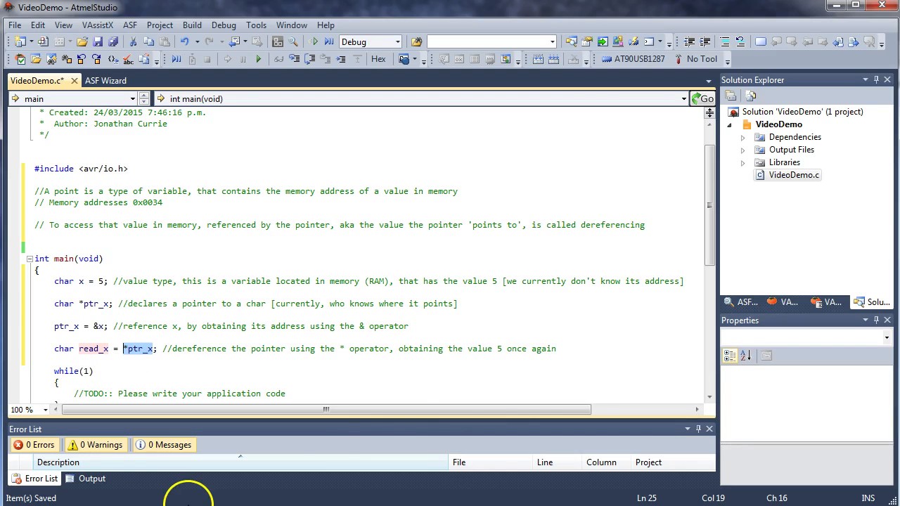 Embedded Software: Pointers