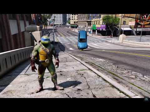 Gta - 5 big hulk vs Leonardo 