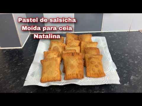 #Pastel de salsicha moída#para ceia#Natalina 2022#rumo a 1k