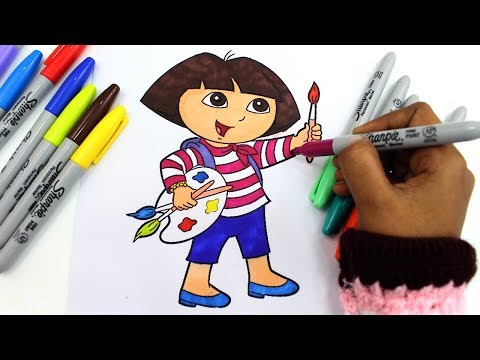 Coloring Sheets Dora