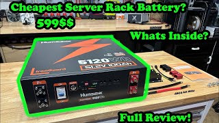 Humsienk 48V (51.2V) 100Ah Server Rack LiFePO4 Battery with Bluetooth