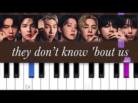They Dont Know Bout Us - BTS