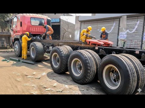 Amazing Manufacturing Chassis Fream Of Hino Truck Production In Local Pakistani Work Shop Convert 