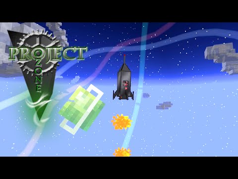Minecraft Mods Project Ozone - SPACE STATION [E37] (Modded HQM Sky Block)