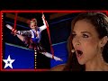 AMAZING Aerial Auditions These High Flying Kids STUNNED The Judges Kids Got Talent