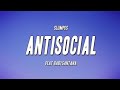 Slump6s - Antisocial feat babysantana (lyrics)