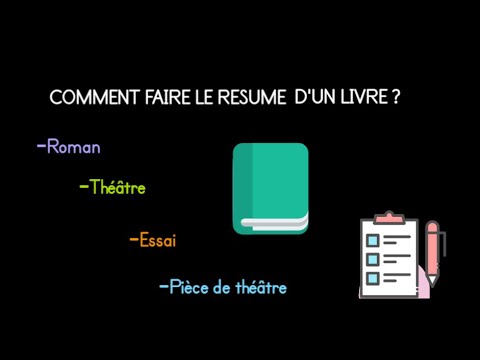 comment faire le résumé d'un livre 📕📗📘📙
