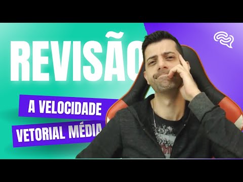 Velocidade Vetorial Média: como funciona? | Prof. Gabs