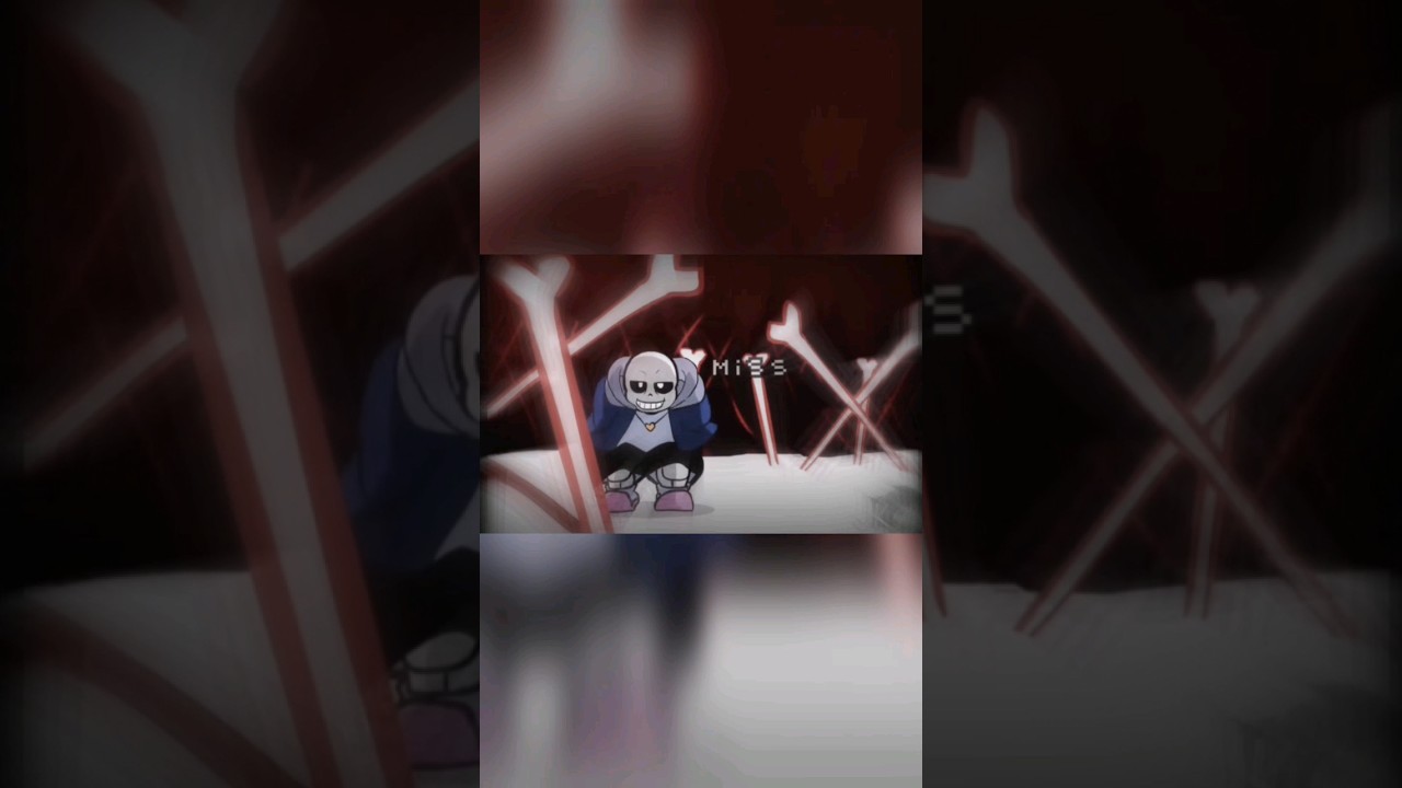 Bro have the smoothest dodge i ever seen #sans #underverse #undertale #edit #shorts