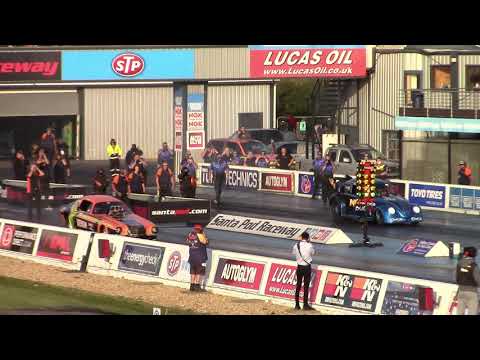 Tony Betts Nostalgia Funny Car Crash - Santa Pod Not Euro Finals 2020