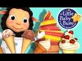 Ice Cream Song | Nursery Rhymes for Babies by LittleBabyBum - ABCs and 123s