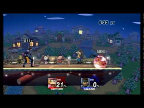 VC7 WF Ally (Snake) vs. ADHD (diddy) 2 - SSBB