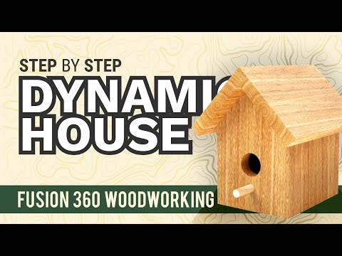 Fusion 360 Beginners for Woodworkers: One-Board Birdhouse