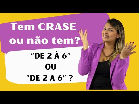 Vídeo: Segunda a sexta tem crase: quando usar e por quê
