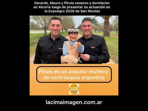 📍Gerardo, Mauro y Pirulo cenaron y durmieron en Alcorta luego de presentar su actuación en ExpoAgro