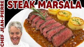 Steak Marsala | Chef Jean-Pierre