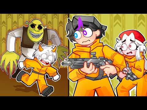 ESCAPA DE LOS BACKROOMS DE SHREK USANDO ARMAS | Shrek in the Backrooms Roblox