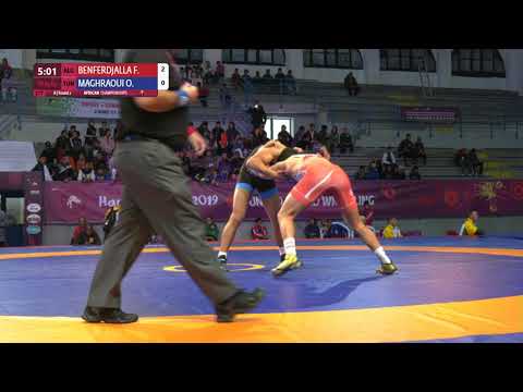 Round 2 FS - 79 kg: F. BENFERDJALLA (ALG) v. O. MAGHRAOUI (TUN)