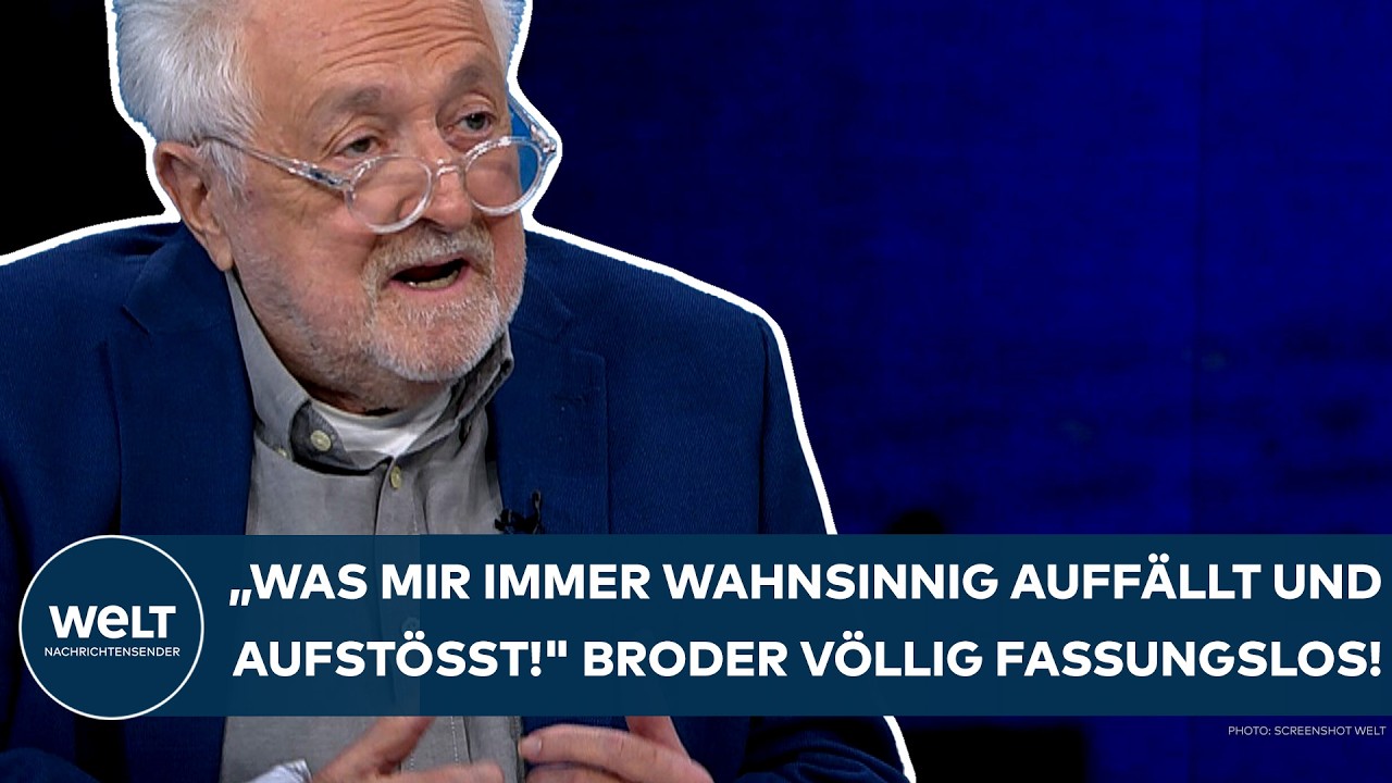 DEUTSCHLAND: "Was mir immer wahnsinnig auffällt und aufstößt!" Henryk M. Broder völlig fassungslos!