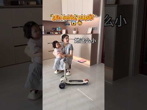 ¡Mi esposo le compró una patineta a nuestra bebé que todavía no camina! 😱🛴👶