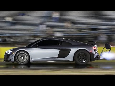 World’s Fastest Audi R8 V10 – Insane 1/4 Mile Record