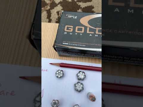 9mm 124gr +P Speer 53617 Gold Dot #shorts