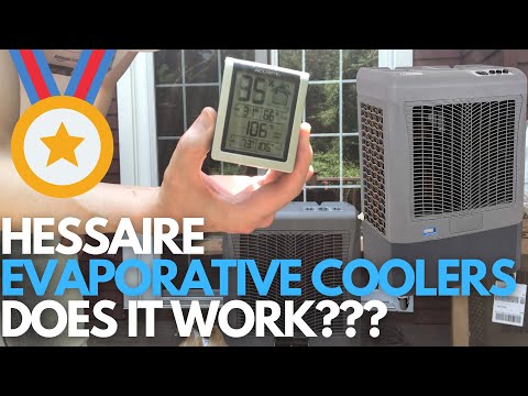 HESSAIRE EVAPORATIVE COOLERS - I Test it For You. Will it cool your air?