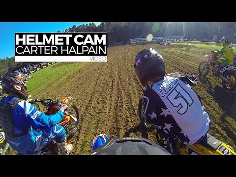 HELMET CAM: Carter Halpain - Mini O's Supercross
