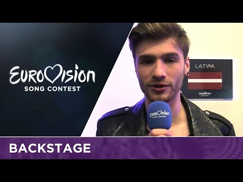 Justs (Latvia): 'It's great to perform first'