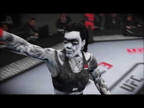 The Witch vs. Medusa Gorgon (EA Sports UFC 3) - CPU vs. CPU - Crazy UFC 👊🤪