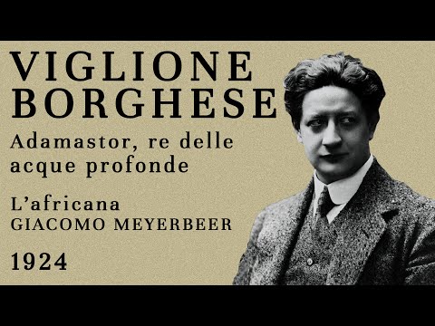 Domenico Viglione Borghese - Adamastor... [L'africana] - 1924