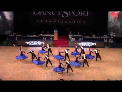 BYU Youth Dancesport "A" Team "Americana" Ballroom Formation Medley 2018
