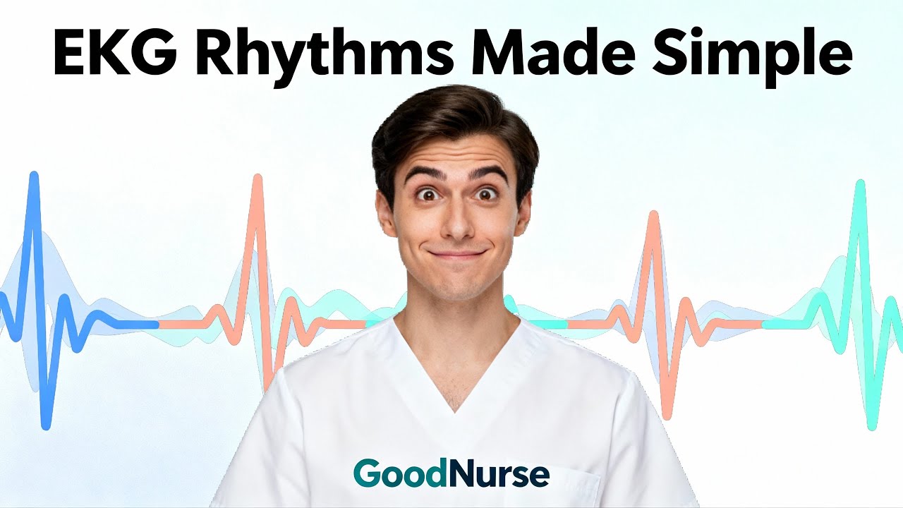 NCLEX EKG Masterclass: 6-Step Analysis, AFib/AFlutter, VTach/VFib, & Priority Actions