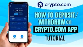 How to DEPOSIT or WITHDRAW on CRYPTO.COM App for Beginners | Tutorial
