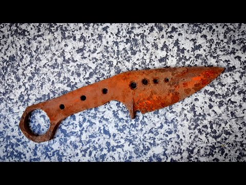 Restoration of a very rusty knife?  Peeling knife