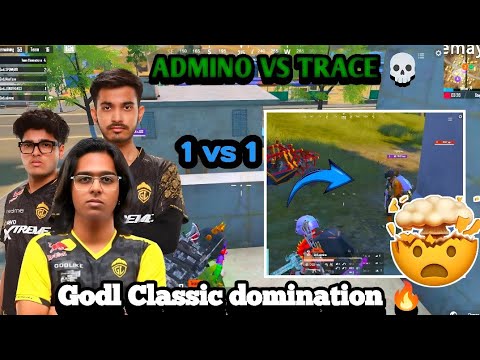 ADMINO VS RNTX TRACE 💀| GODL CLASSIC DOMINATION 🔥| PURE 1 VS 1