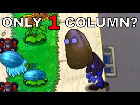 Can You Beat All Mini-Games in PvZ With ONLY 1 Column?