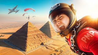 I Tried FreeFly Over The Pyramids (Sport Skydiving) 🪂