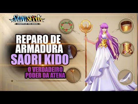 CHEGOU A MELHOR CURANDEIRA DO JOGO - REPARO DE ARMADURA DA SAORI - SAINT SEIYA AWAKENING