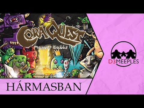 JÁTÉK HÁRMASBAN: CORAQUEST - d3meeples