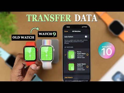 How to Transfer Everything From OLD Apple Watch To NEW Apple Watch 9!