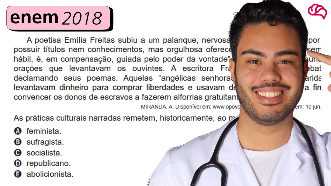 Resolução em Vídeo — Questão 57 ENEM 2018