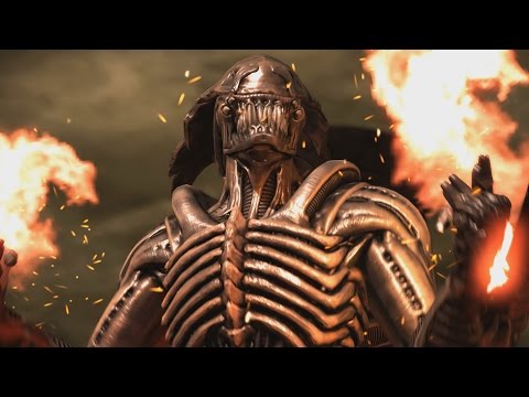 Mortal Kombat XL - Alien/Scorpion Mesh Swap Intro, X Ray, Victory Pose, Fatalities Video